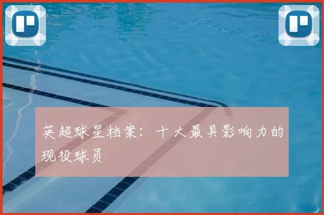英超球星档案：十大最具影响力的现役球员